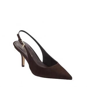 NEW MARC FISHER women's dorie slingback pump in dark brown